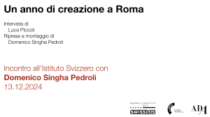 Immagine Intervista a Domenico Singha Pedroli