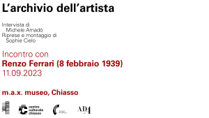 Immagine L'archivio dell'artista. Incontro con Renzo Ferrari