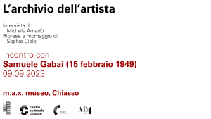 Immagine L'archivio dell'artista. Incontro con Samuele Gabai