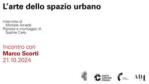 Immagine L'arte dello spazio urbano. Incontro con Marco Scorti