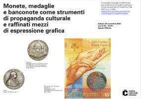 Immagine Monete, medaglie e banconote come strumenti di propaganda culturale  e raffinati mezzi di espressione grafica